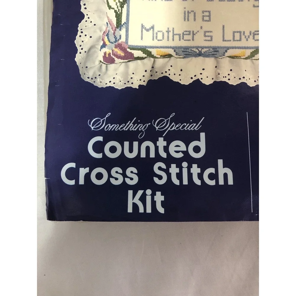Vintage Something Special Counted Cross Stitch Mothers Love Pillow Kit #50026
